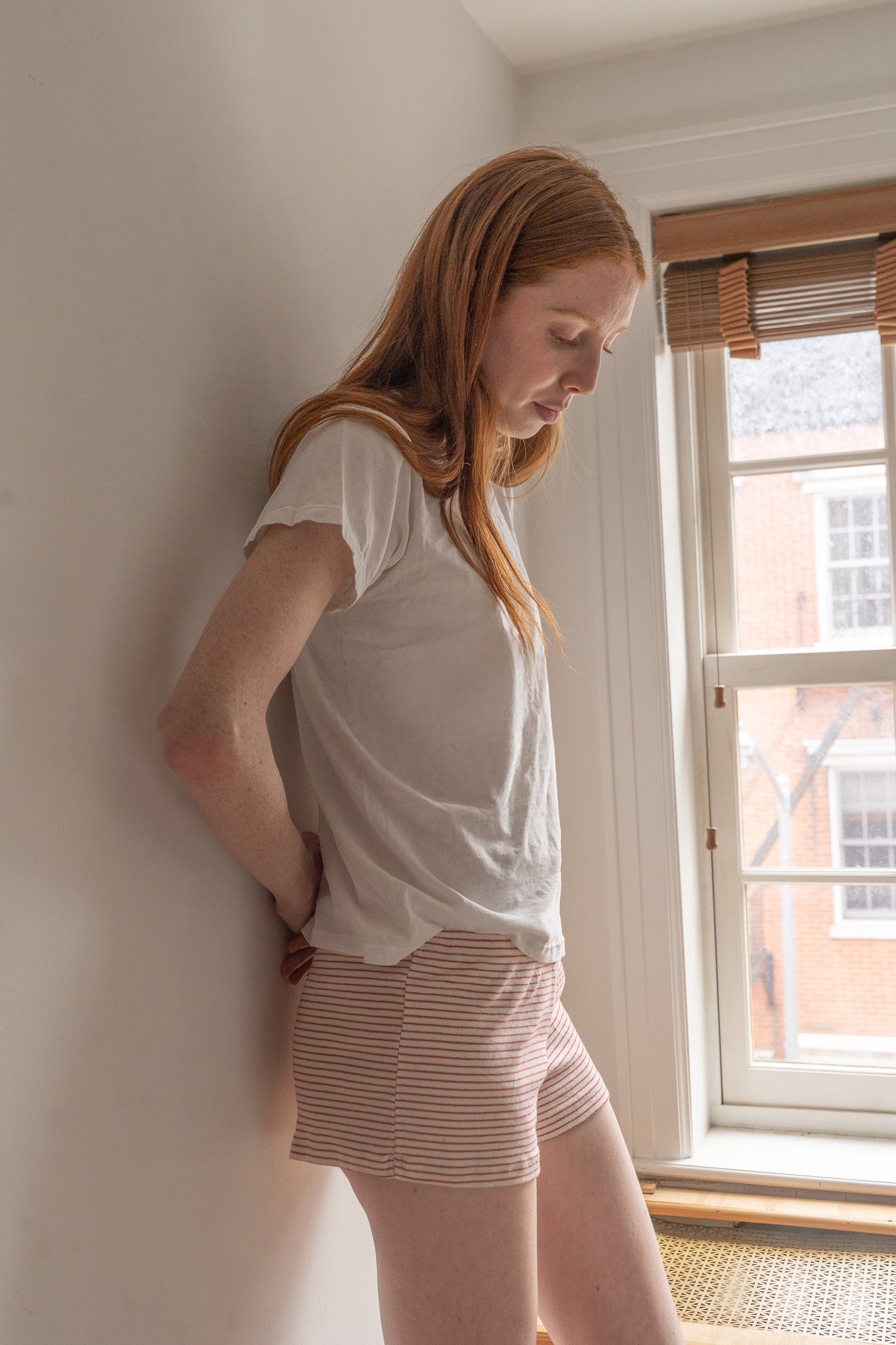 White With Red Stripes