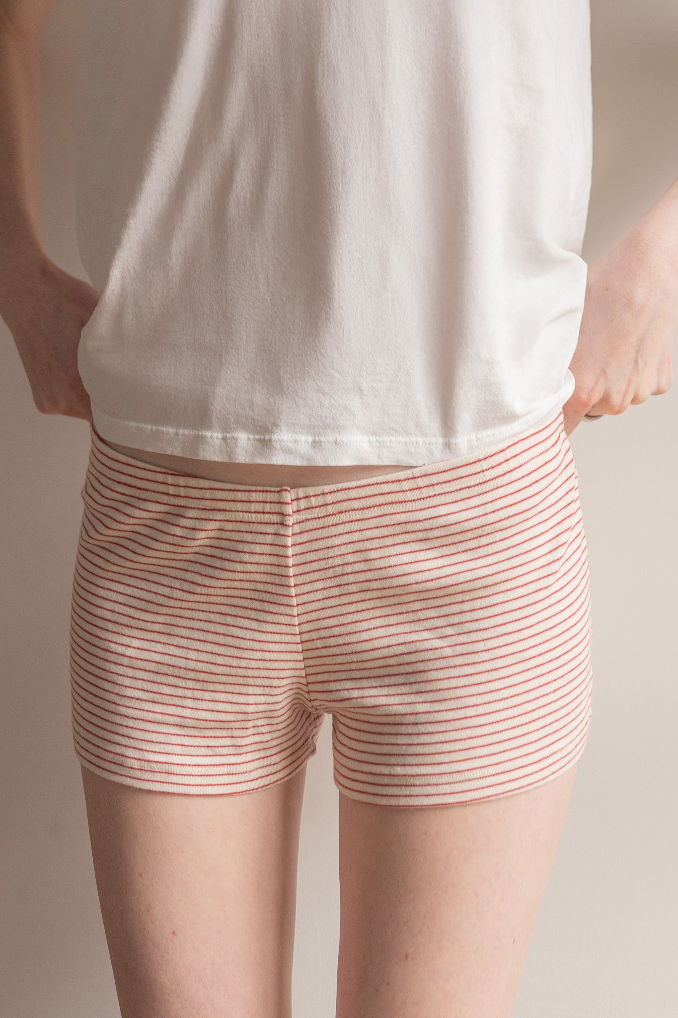 White With Red Stripes