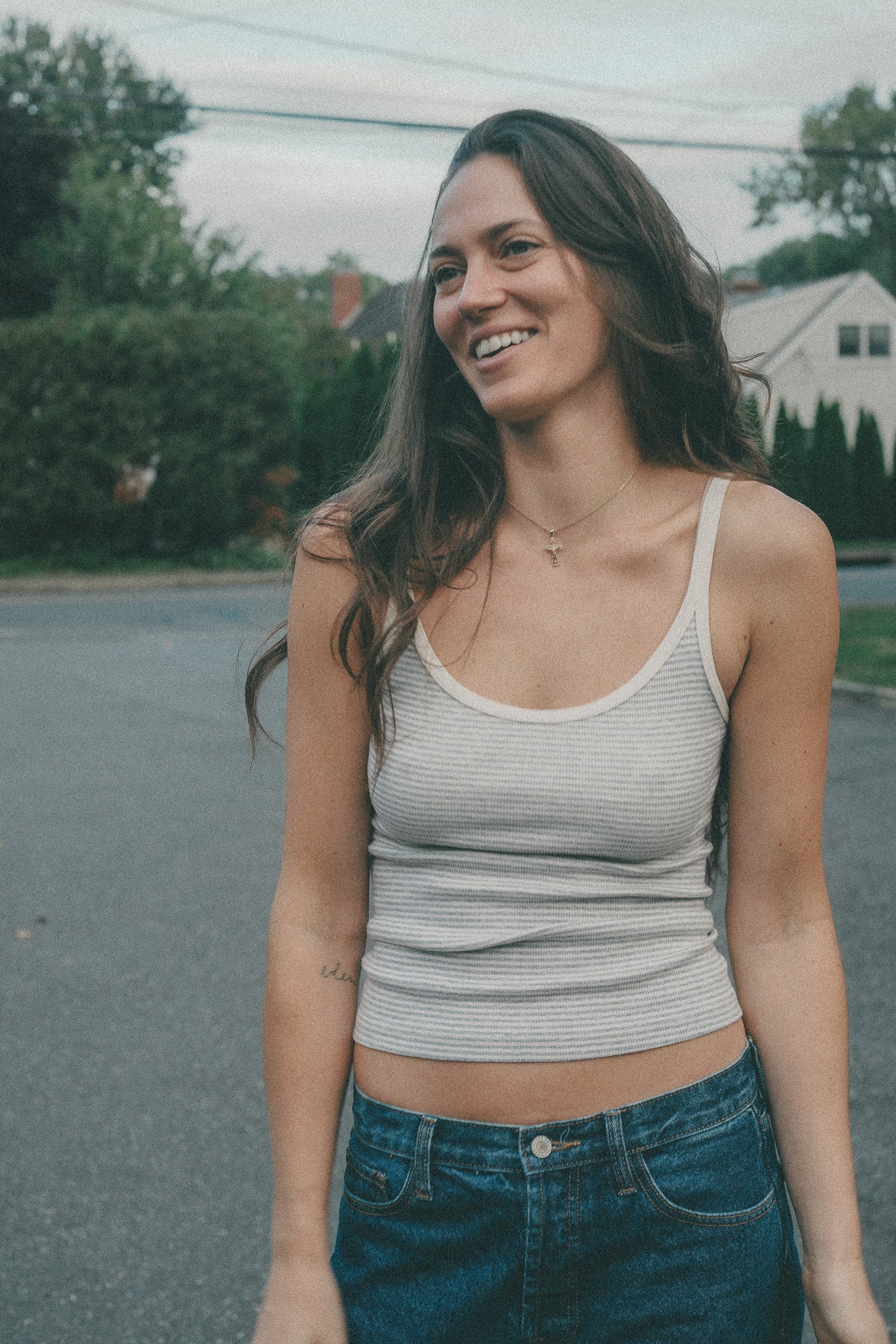 Grey And Ivory Stripes