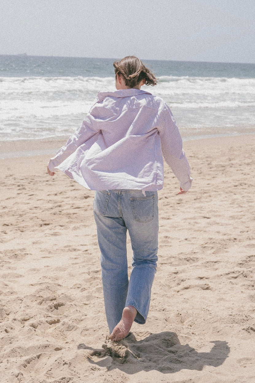 Red And White Pinstripe