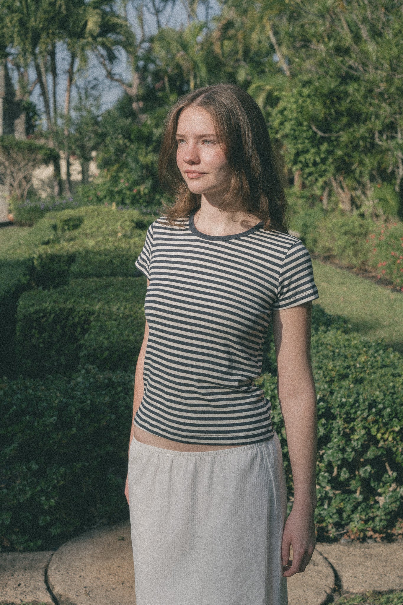 White And Navy Stripes