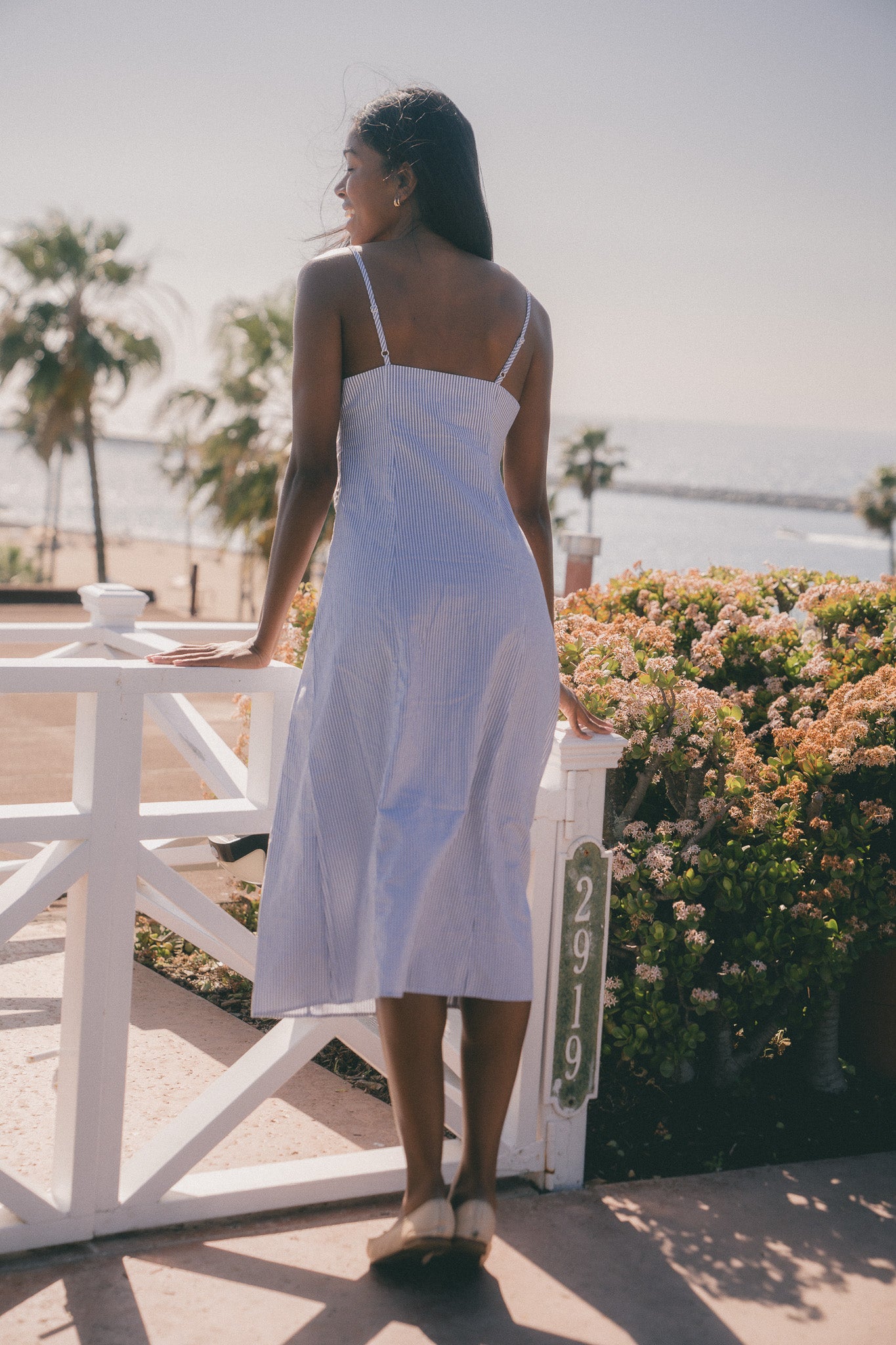 Blue And White Stripes / XS/S