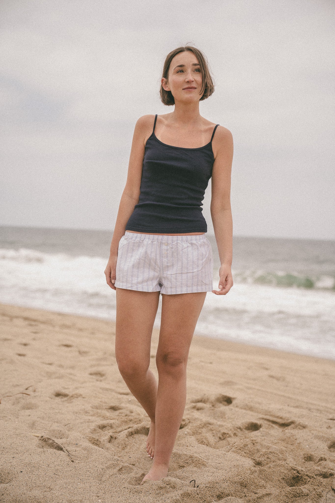 White And Baby Blue Stripes