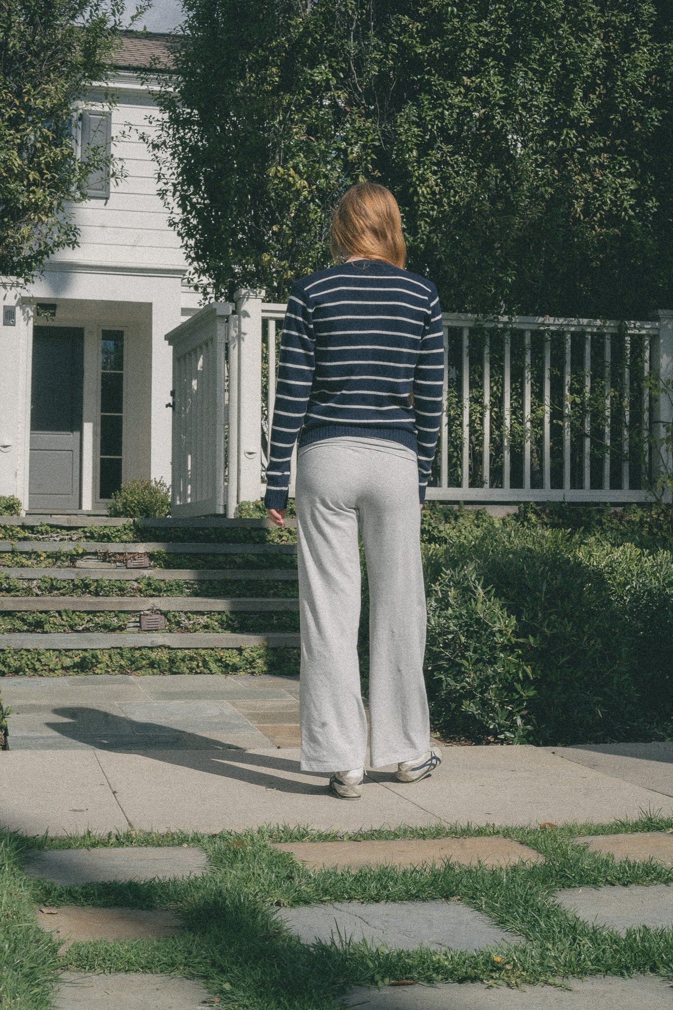 Navy And White Stripes