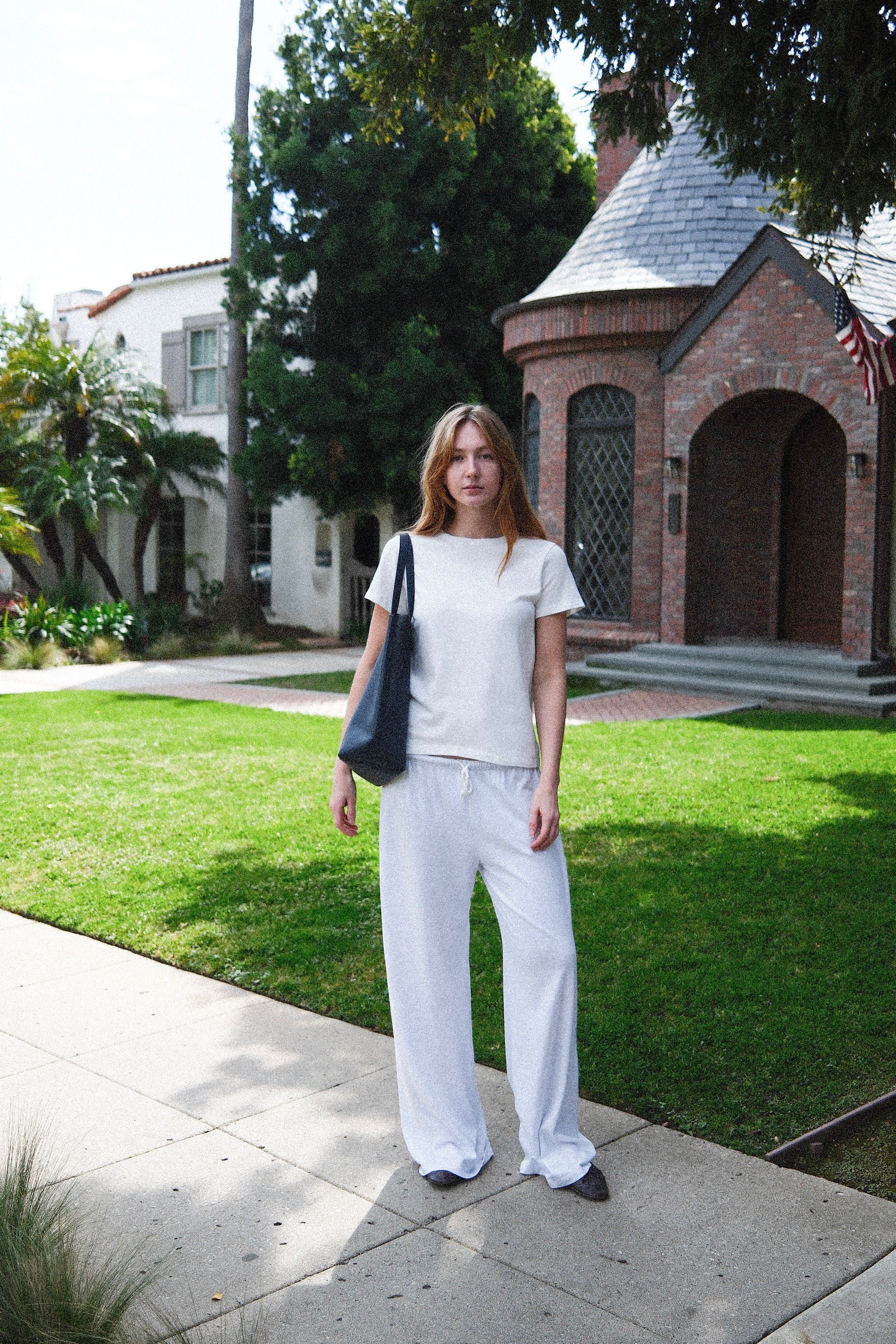 Light Gray with White Stripes