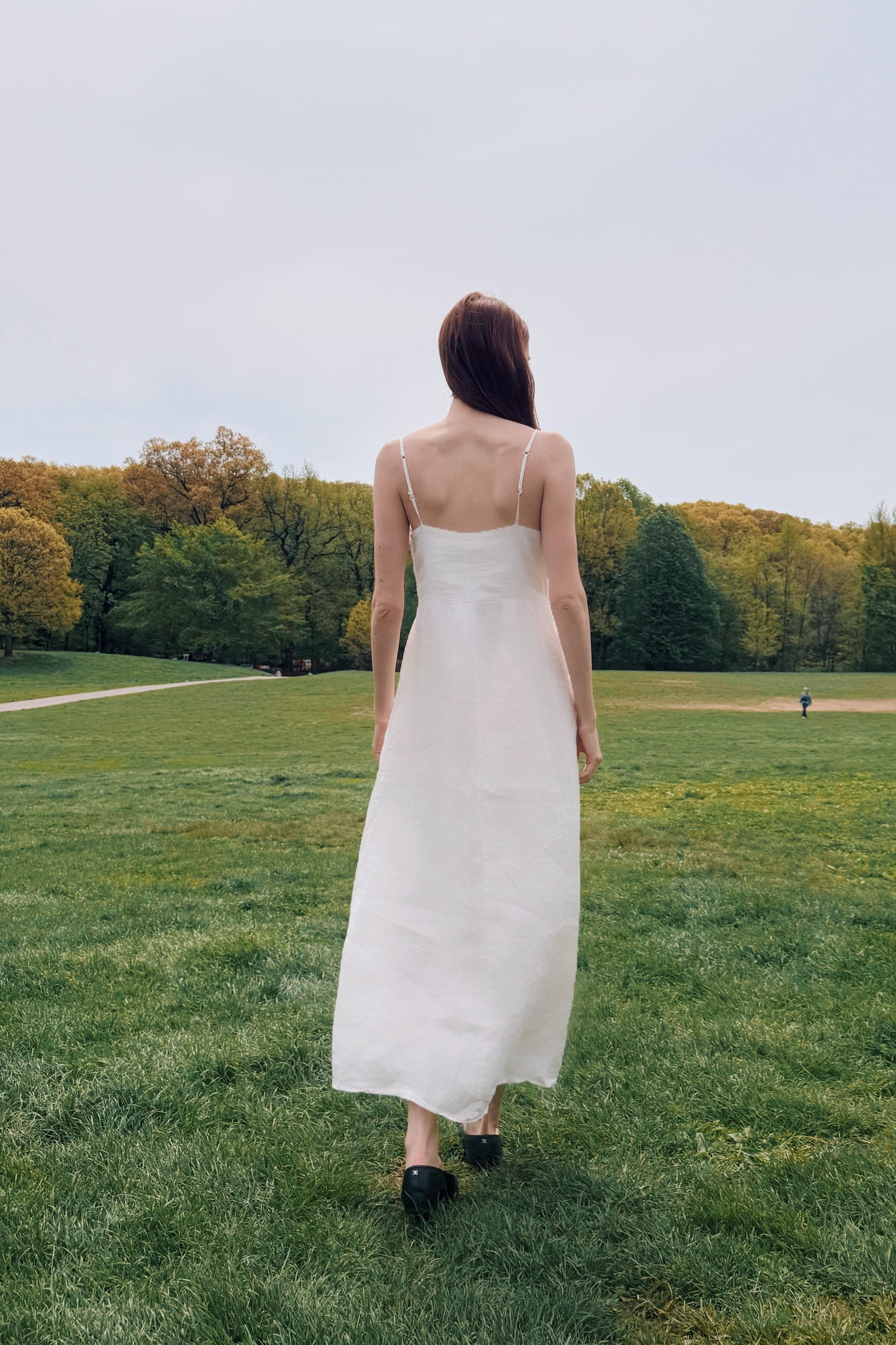 Fenwick Linen Dress - White Fenwick Linen Dress - White