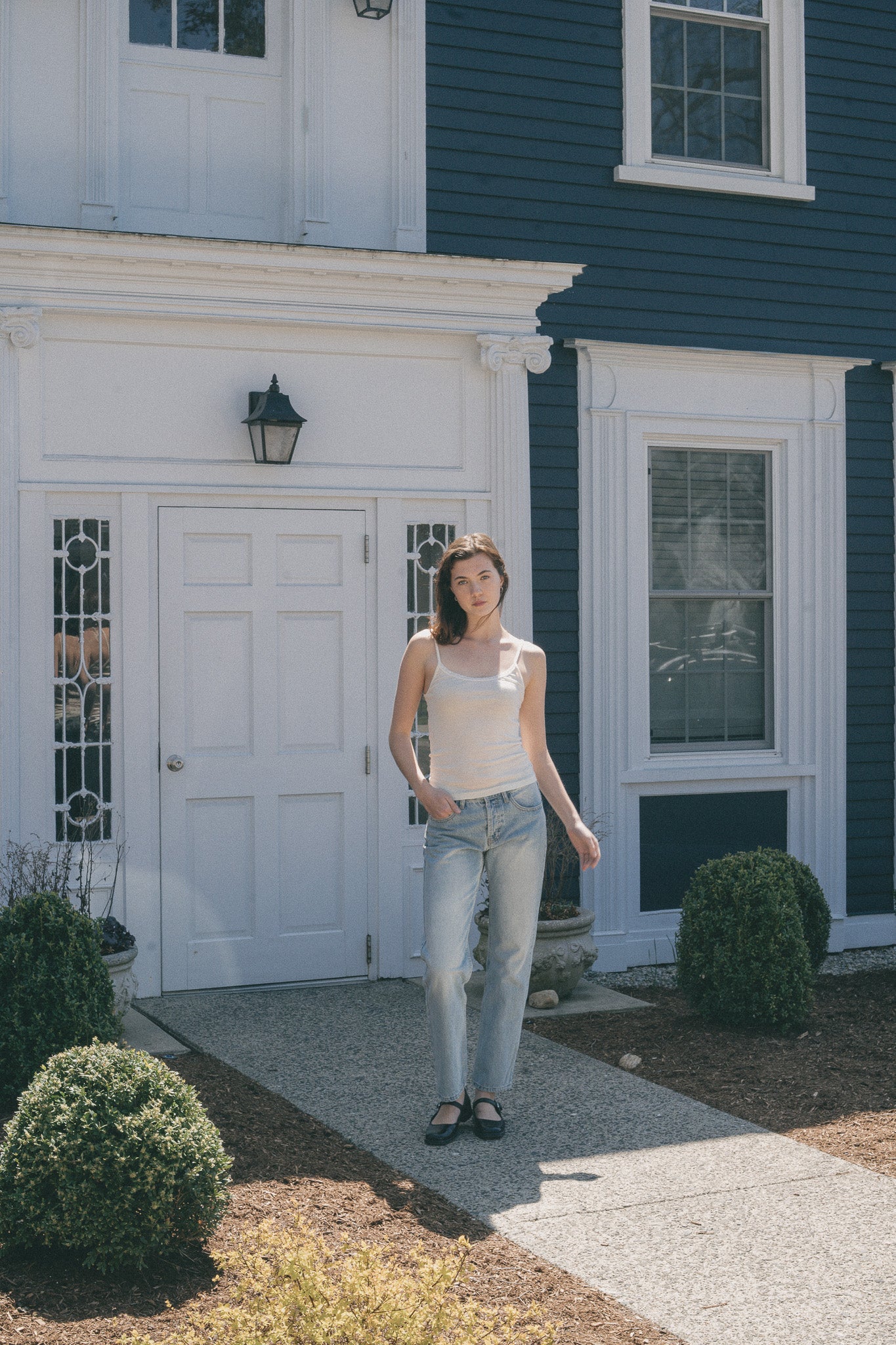 Chattanooga Silk Blend Tank - Cream
