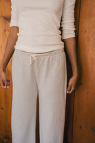 White With Navy Stripes