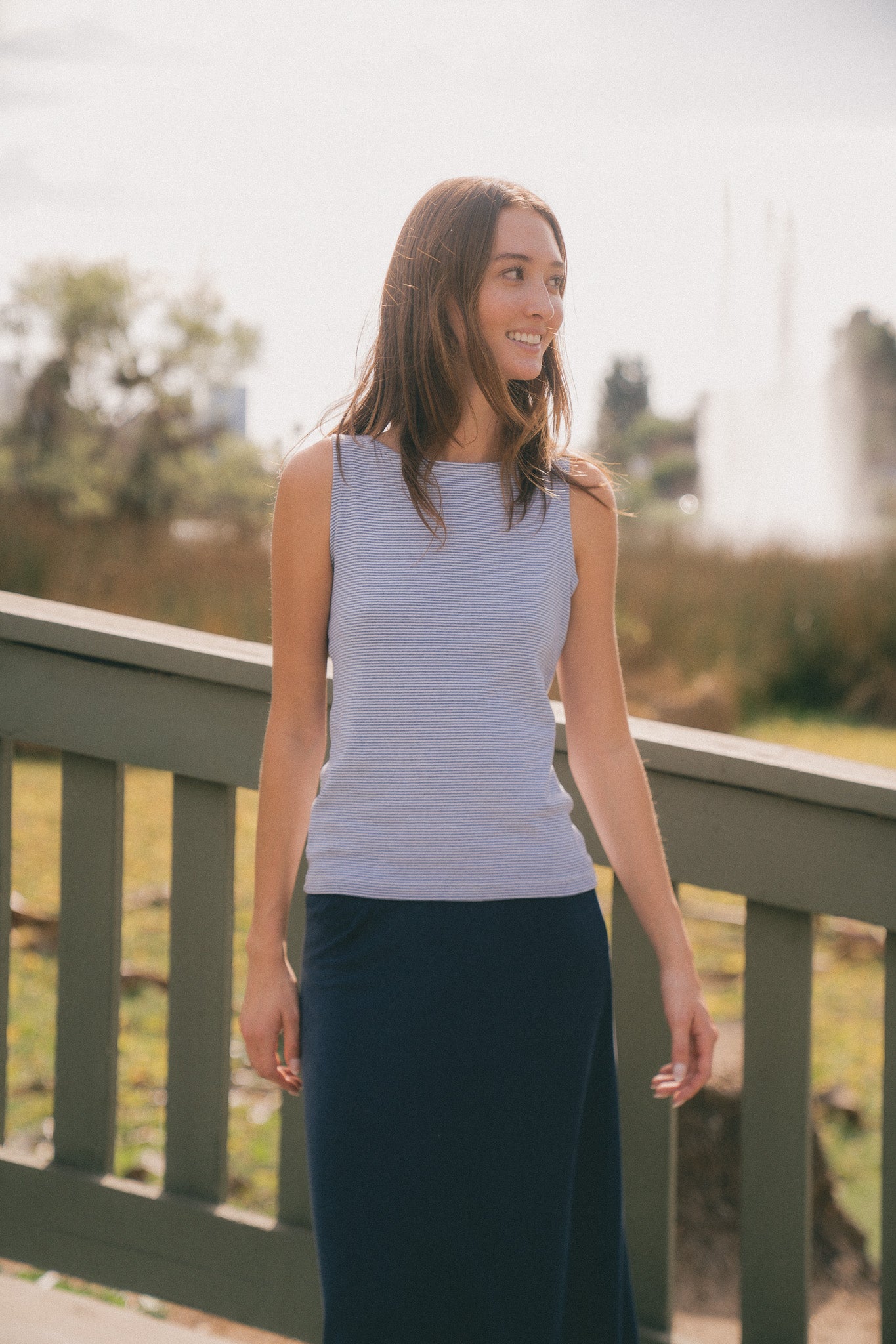 Blue And White Stripes