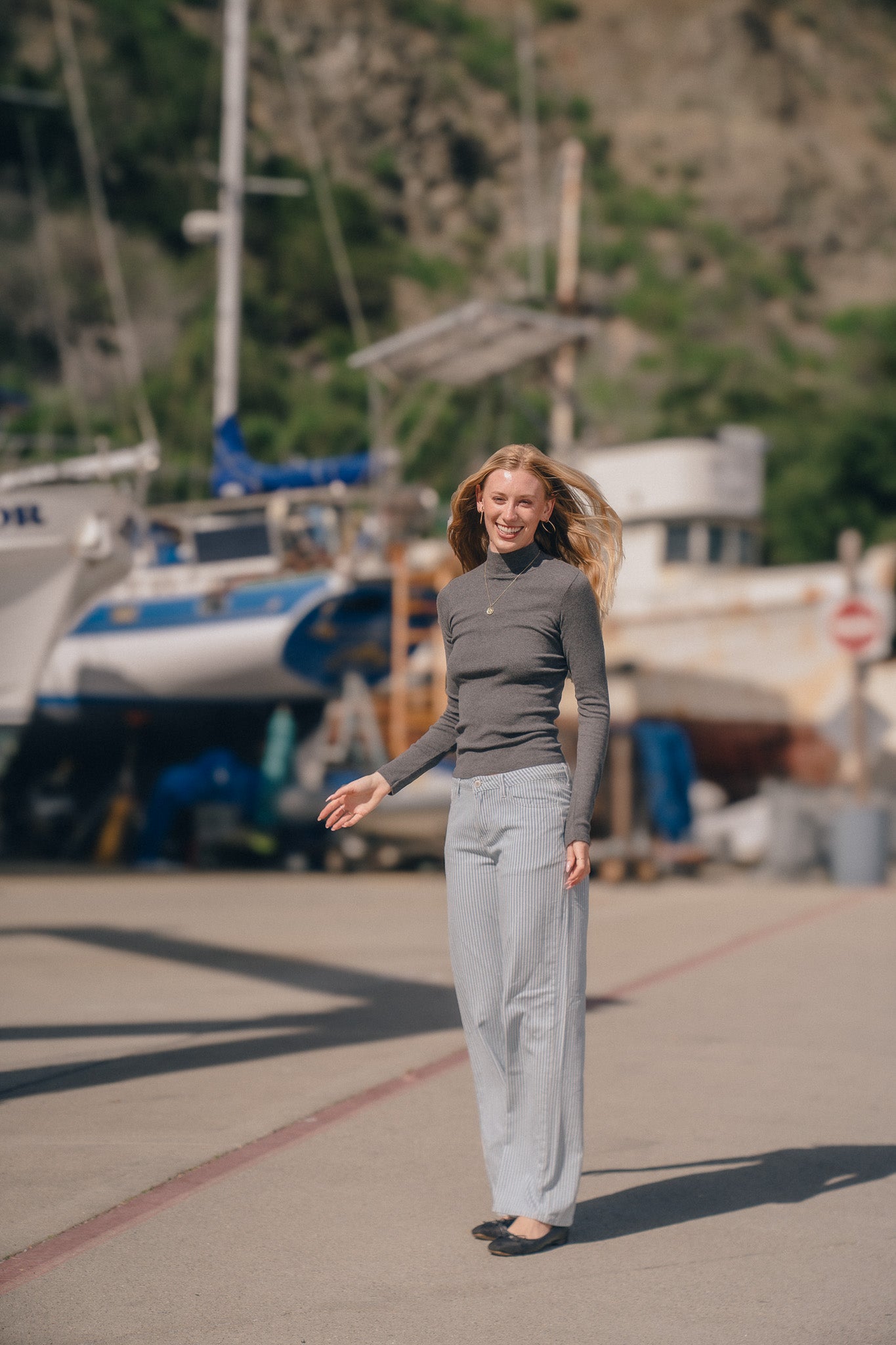 Copenhagen Top - Charcoal