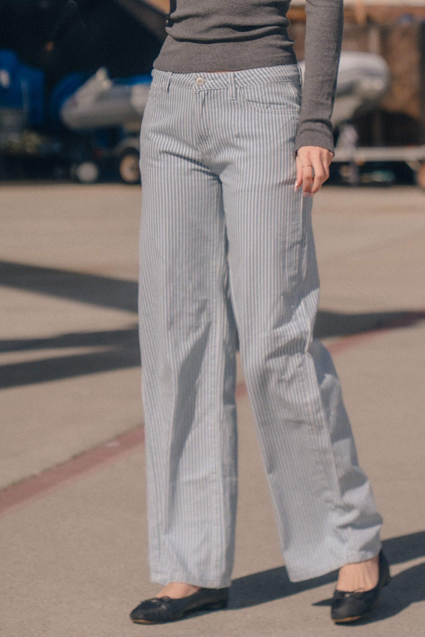 Blue And White Stripes