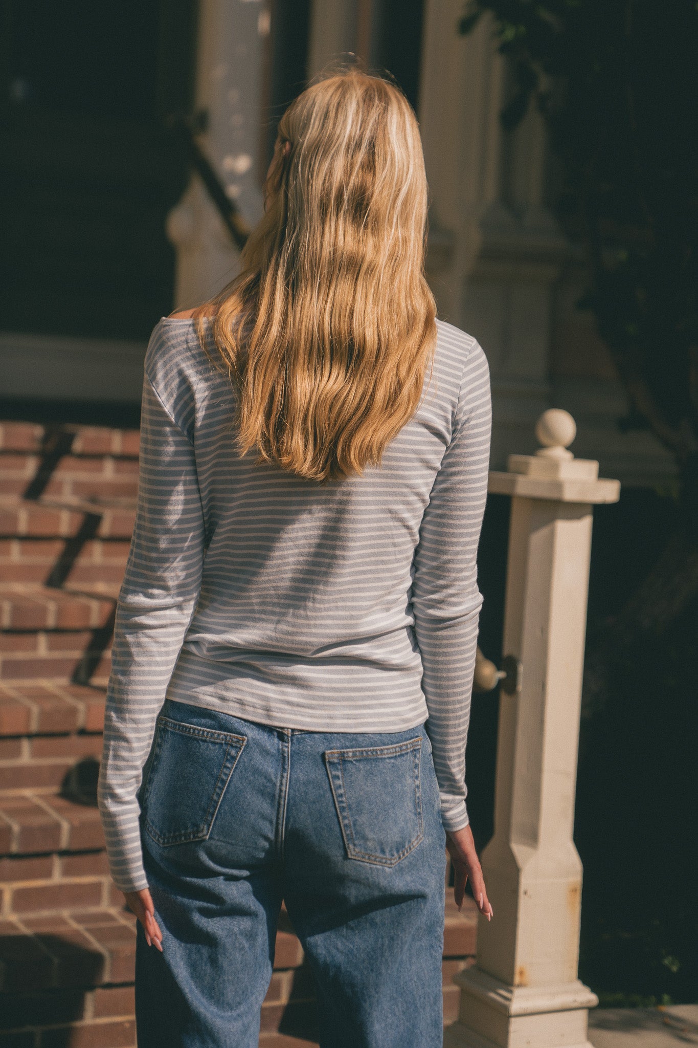 Blue And White Stripes