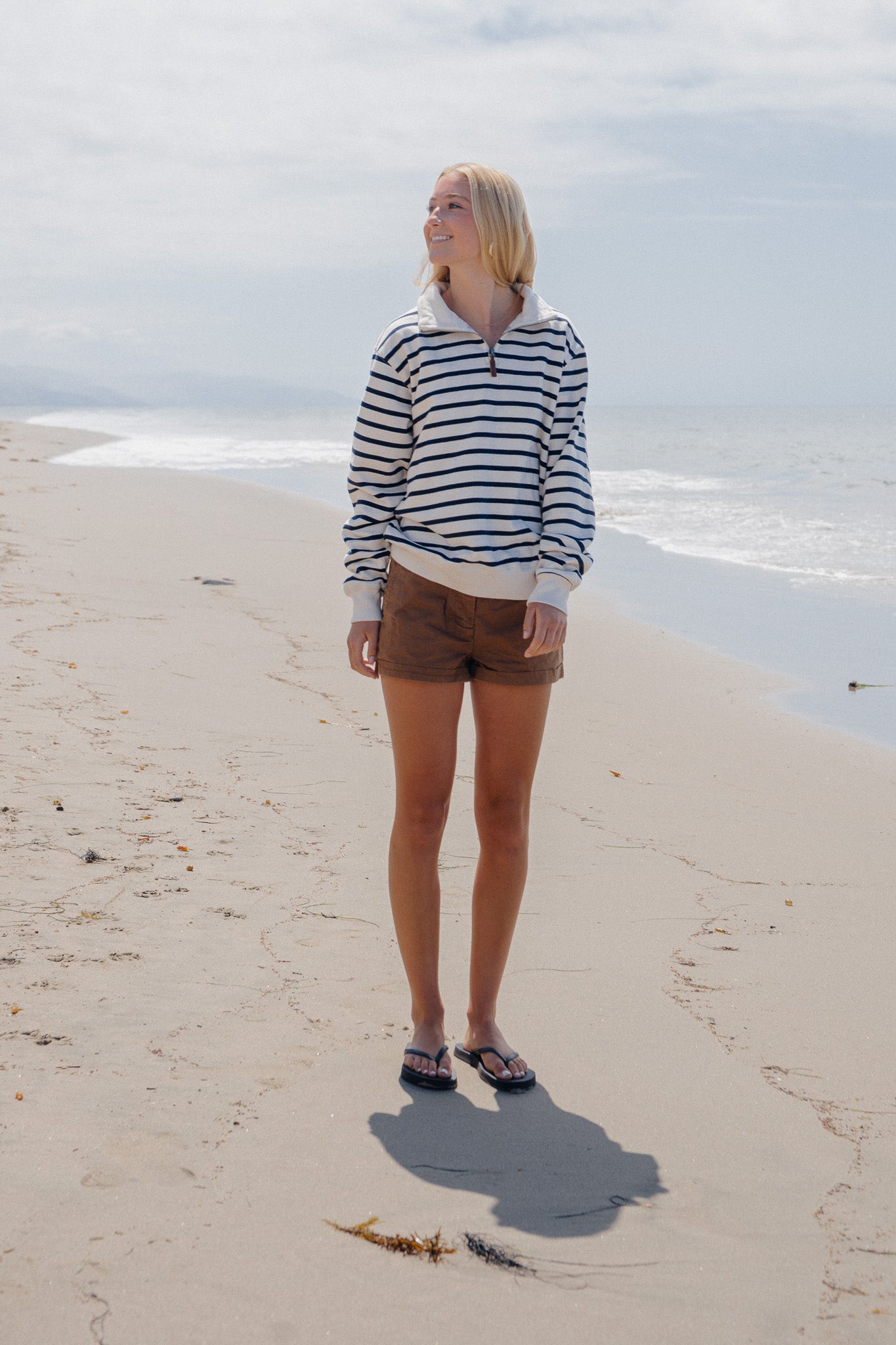 White And Navy Stripes