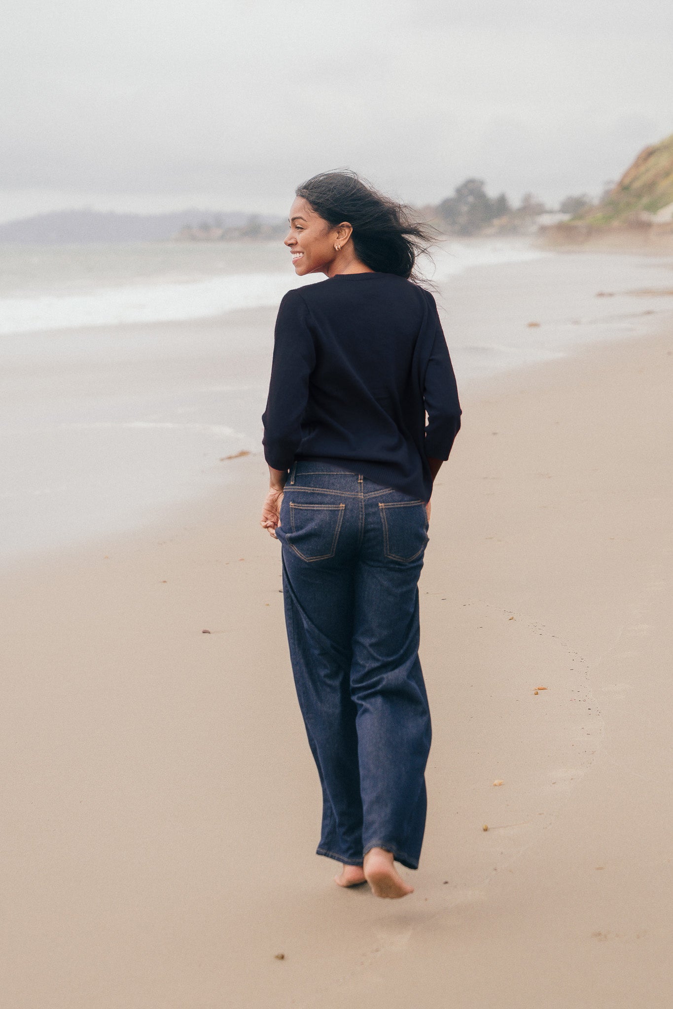 Amagansett Cardigan - Navy Blue / S/M