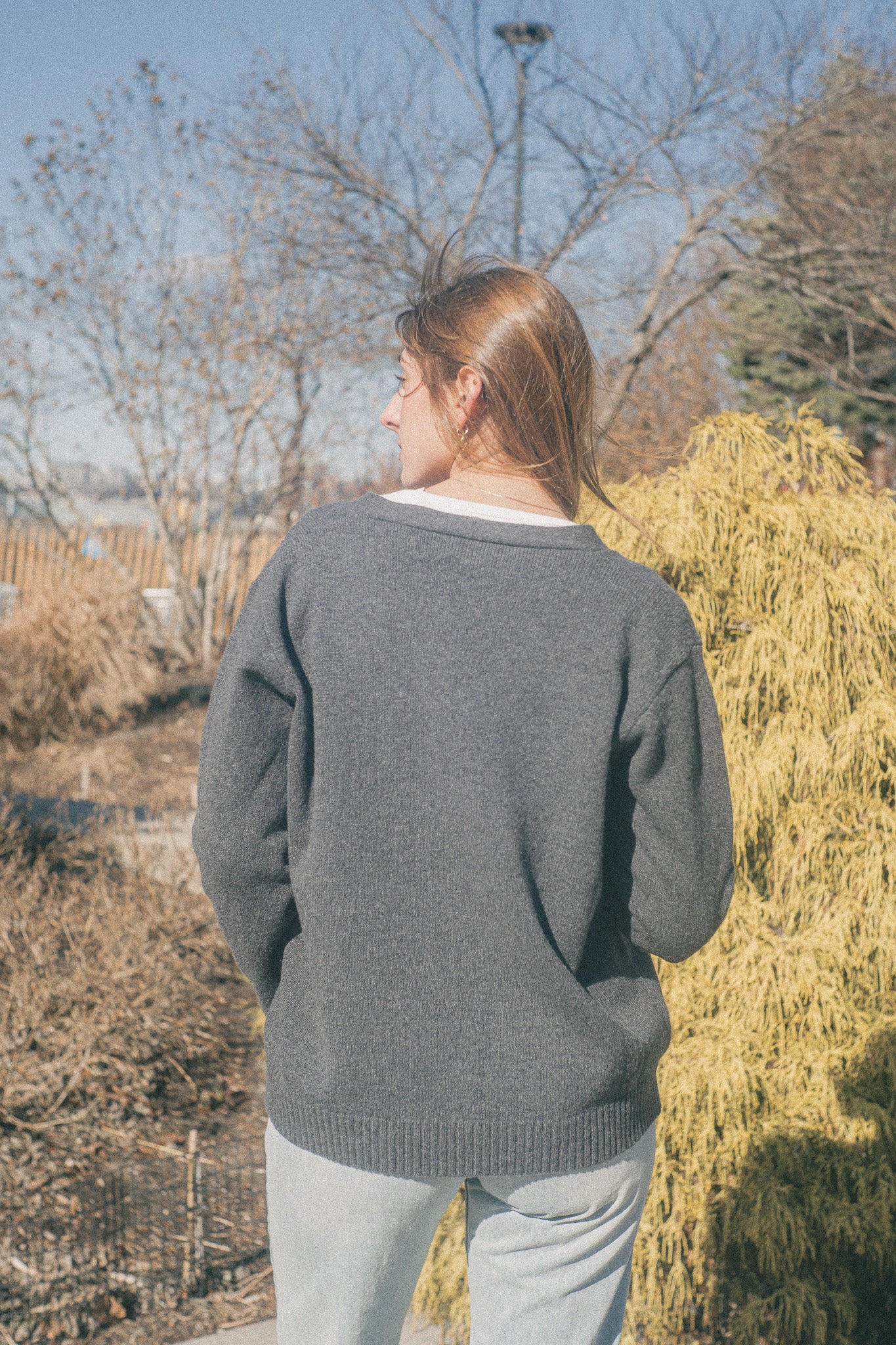 Soho Cardigan - Charcoal
